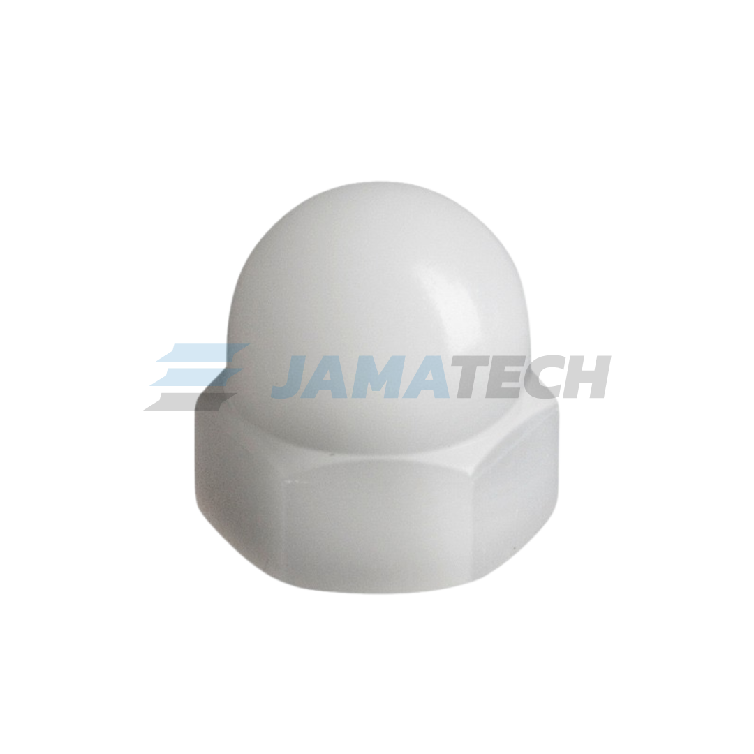 Matice DIN 1587 PA M 4 klobouková plast