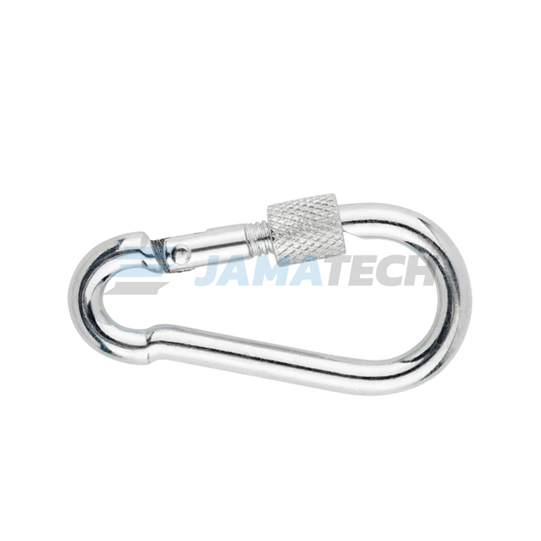 Karabina se zámkem DIN 5299D 6x60 ZB