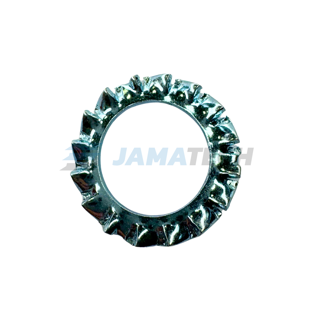 Podložka DIN 6798A A2 6,4 vnější nerez