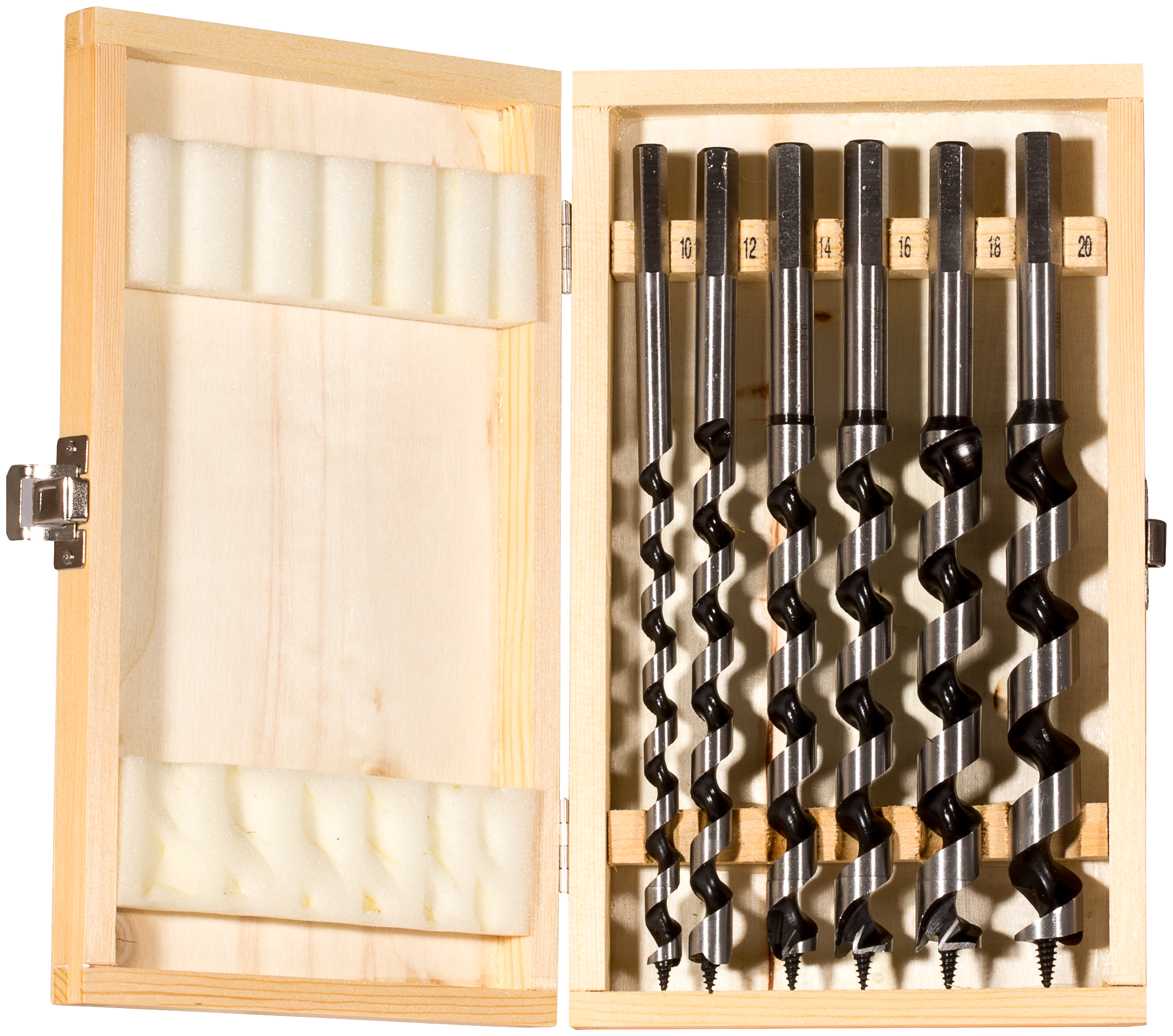 Sada hadovitých vrtáků do dřeva 230 mm (6 ks)