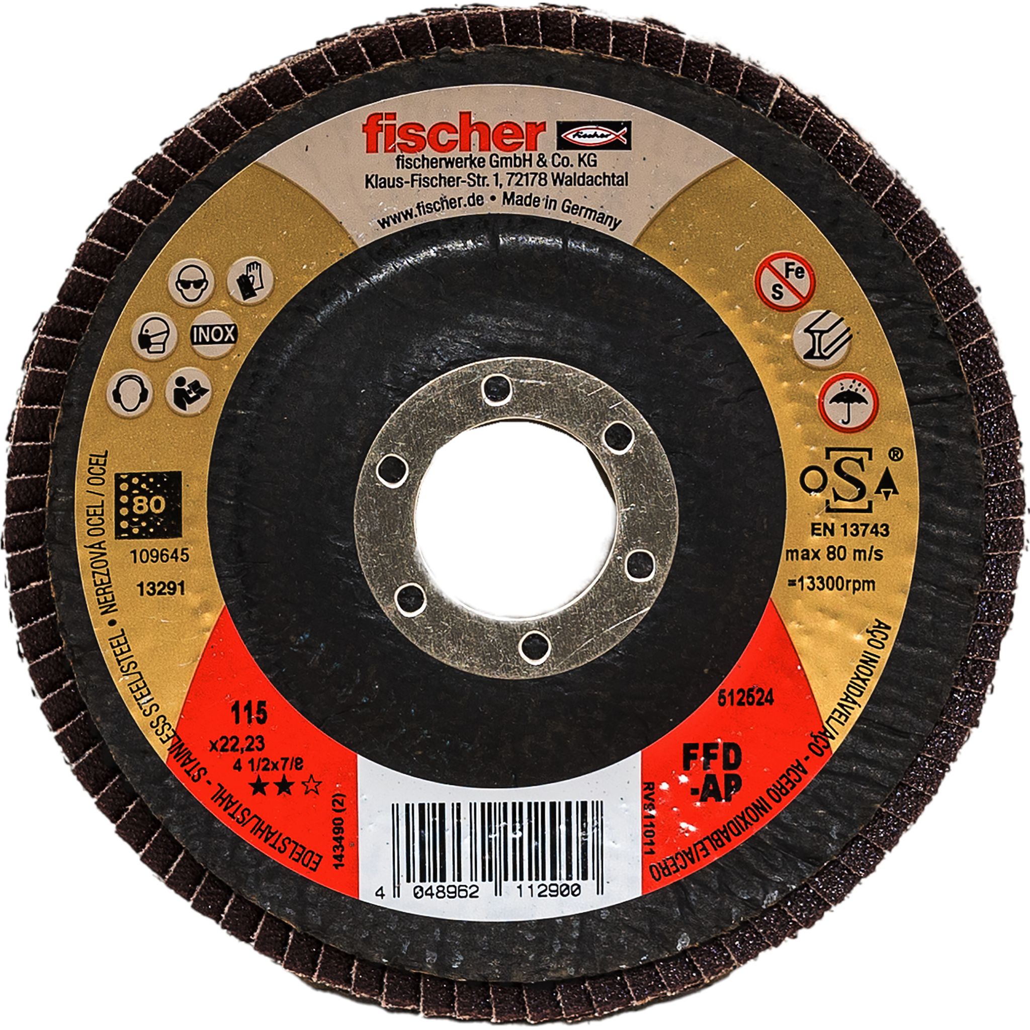 Kotouč lamelový 115 zr. 80 Fischer