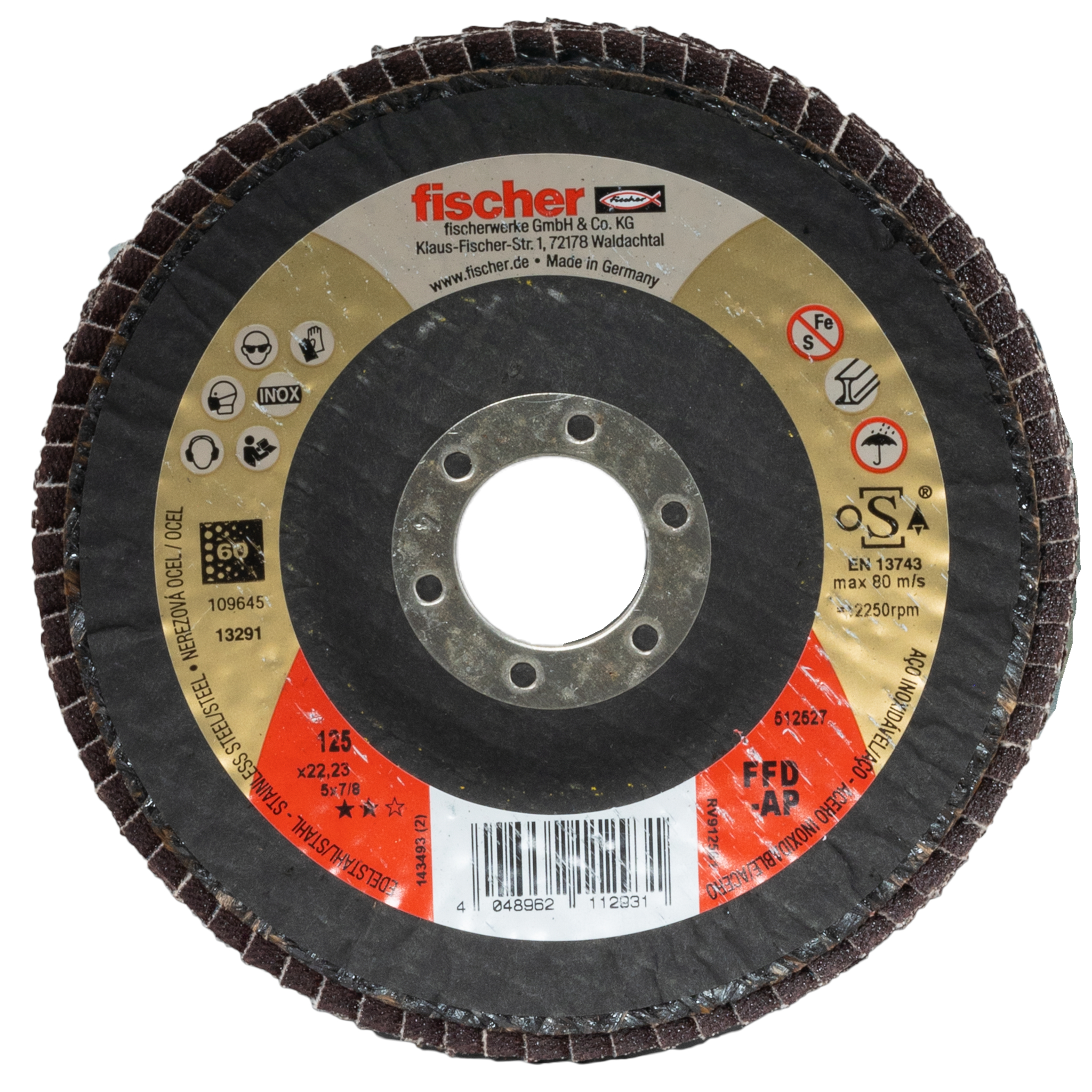 Kotouč lamelový 125 zr. 60 Fischer