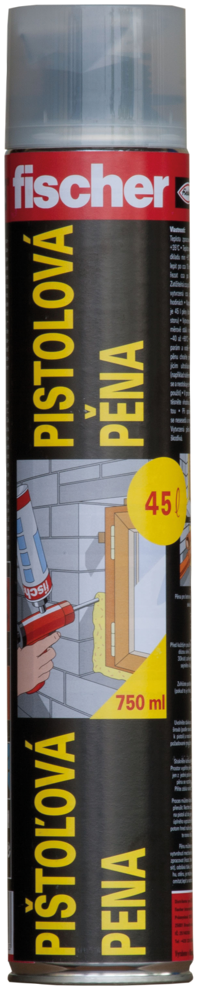 Pěna 750ml pistolová 45l 525006