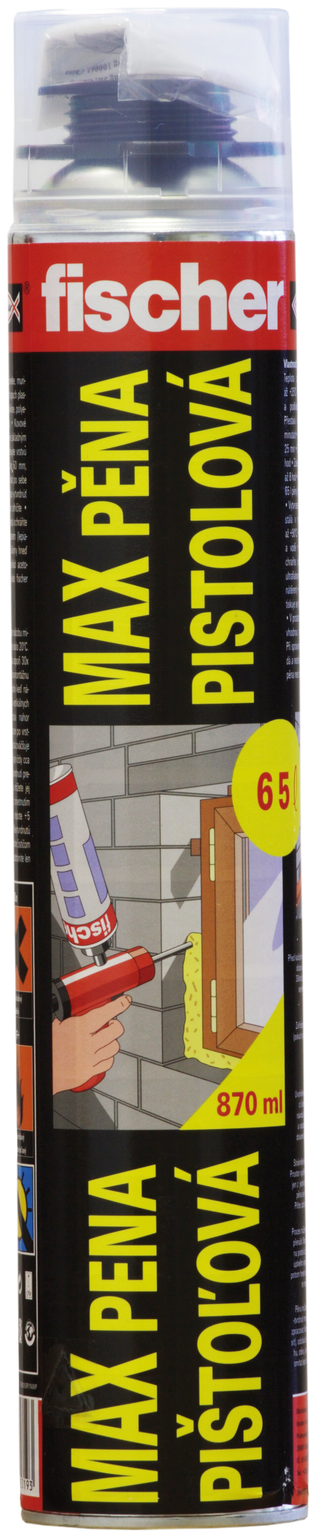 Pěna 750ml pistolová MAX 65l 525008