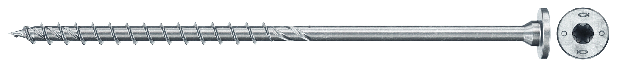 Vrut PowerFast II STP 6x180 ČZ ZB TX30 bal.100ks