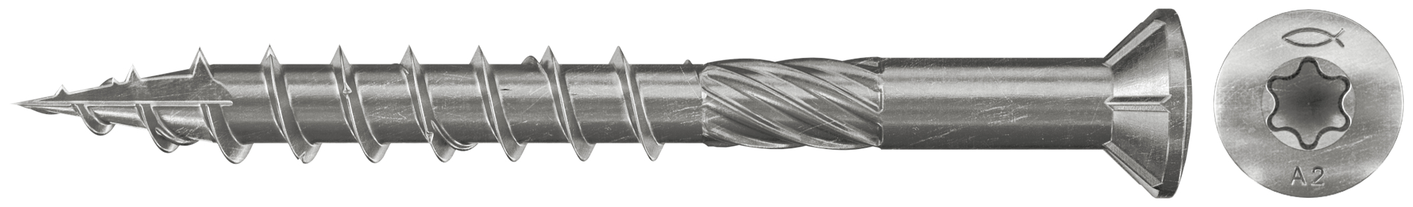 Vrut terasový 5x 50 ČZ TX nerez A2 Fischer
