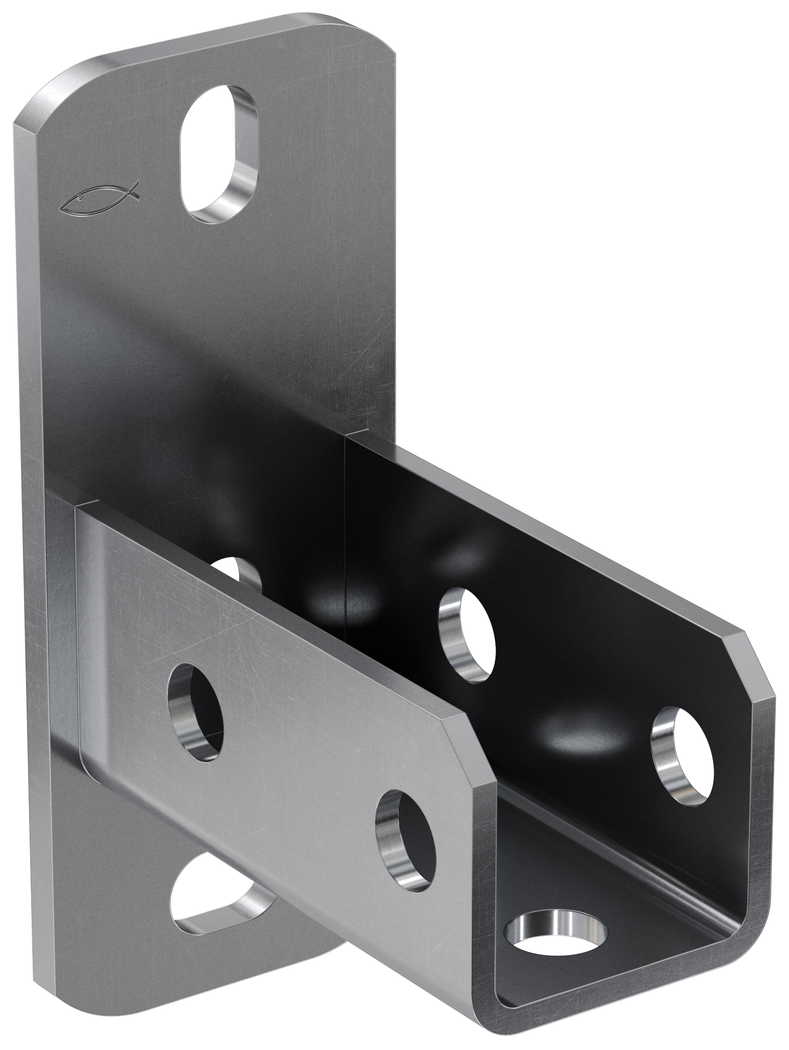 Fischer sedlová příruba SF L 41 nerezová ocel A4