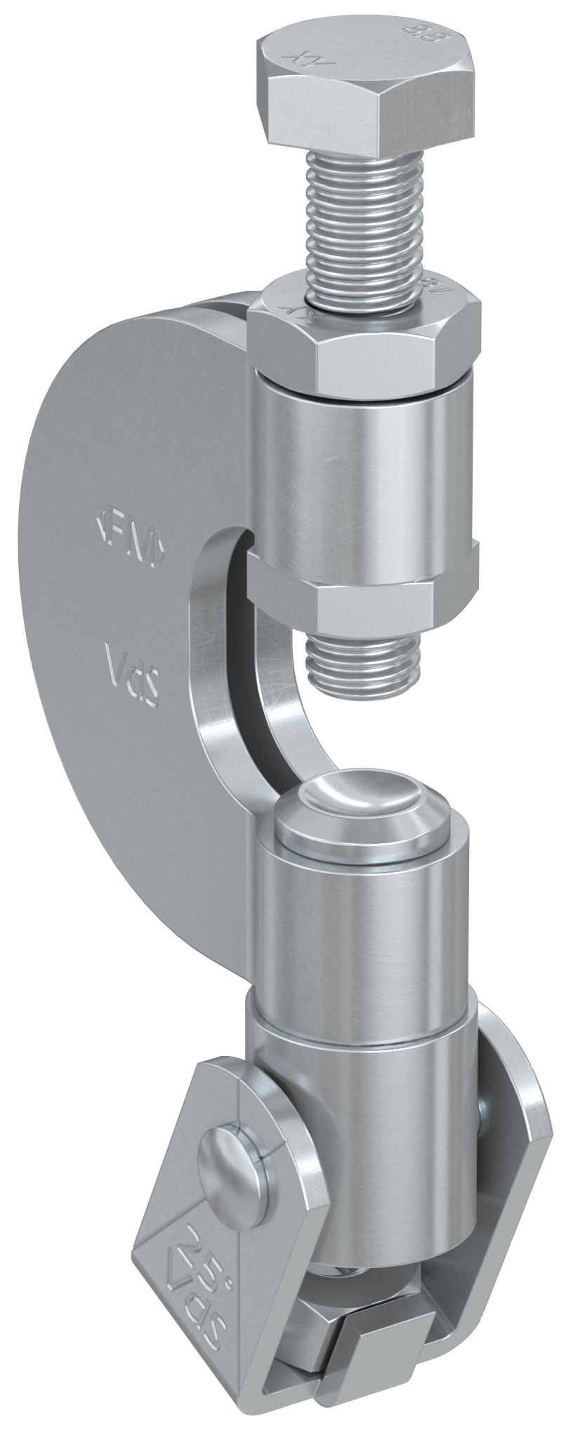 Fischer nosníková příchytka s kloubem TKLG M10, galvanický Zn