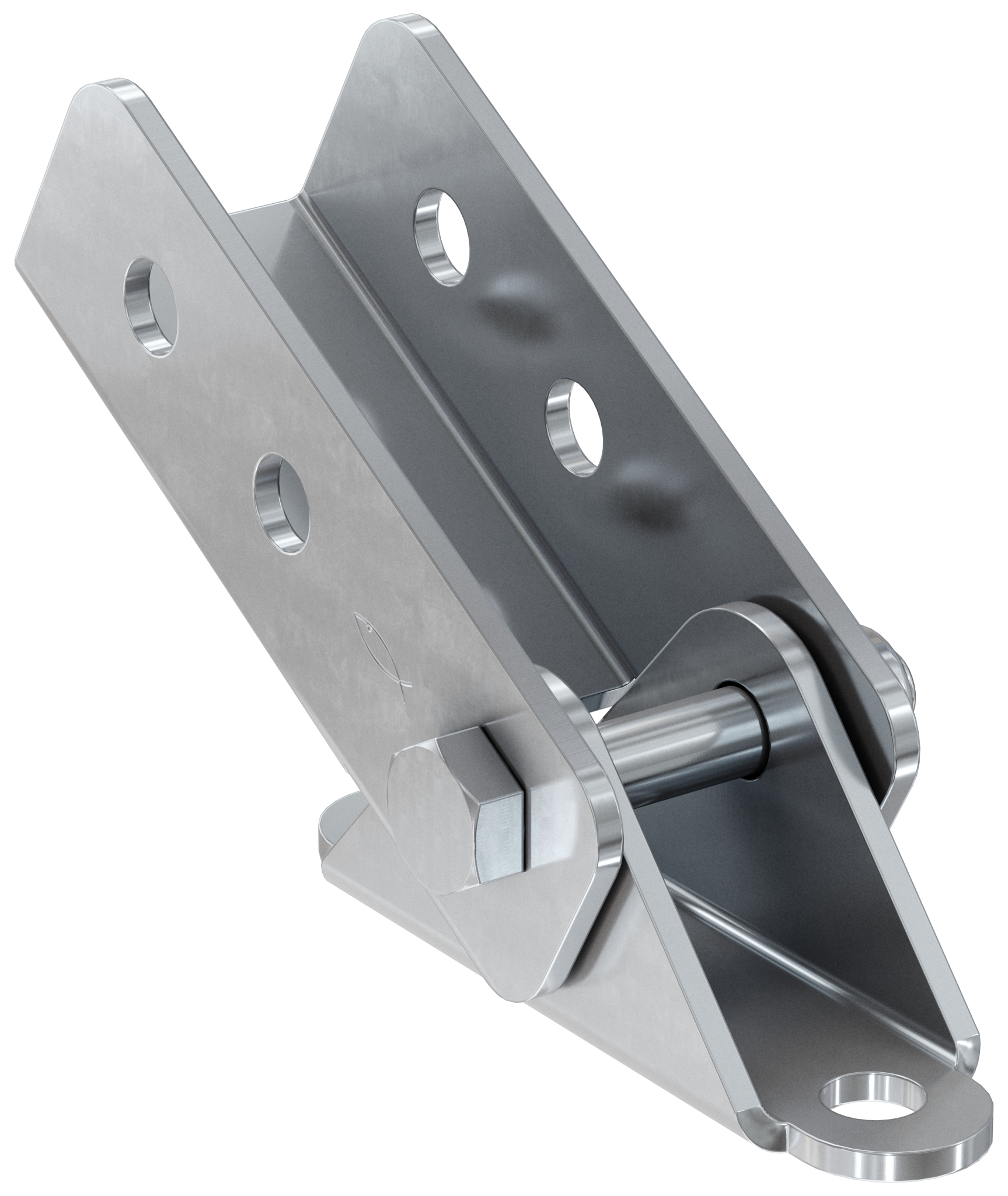 Fischer úhlová příruba VB galvanicky pozinkovaná