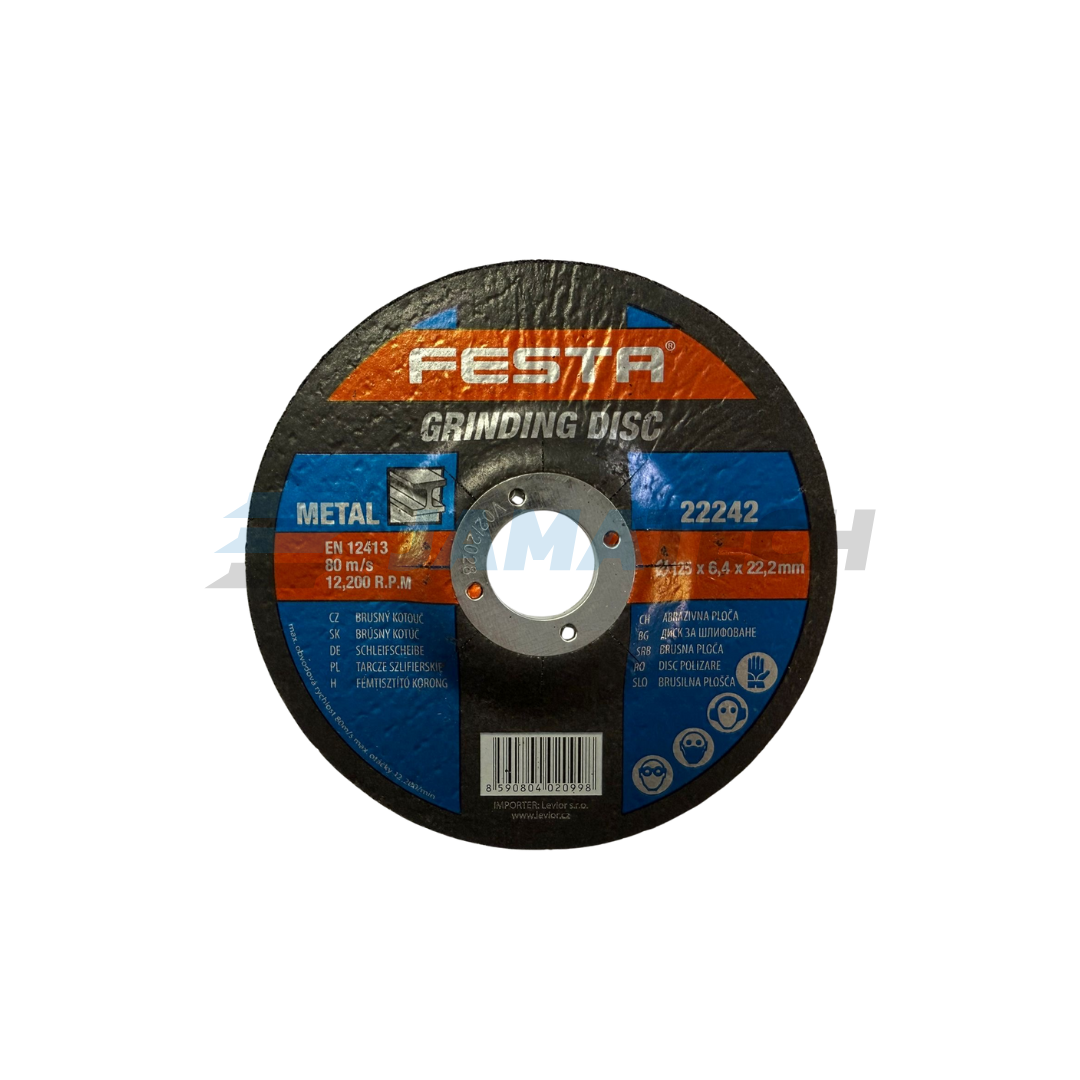 Kotouč brusný 115x6 WA24 S BF