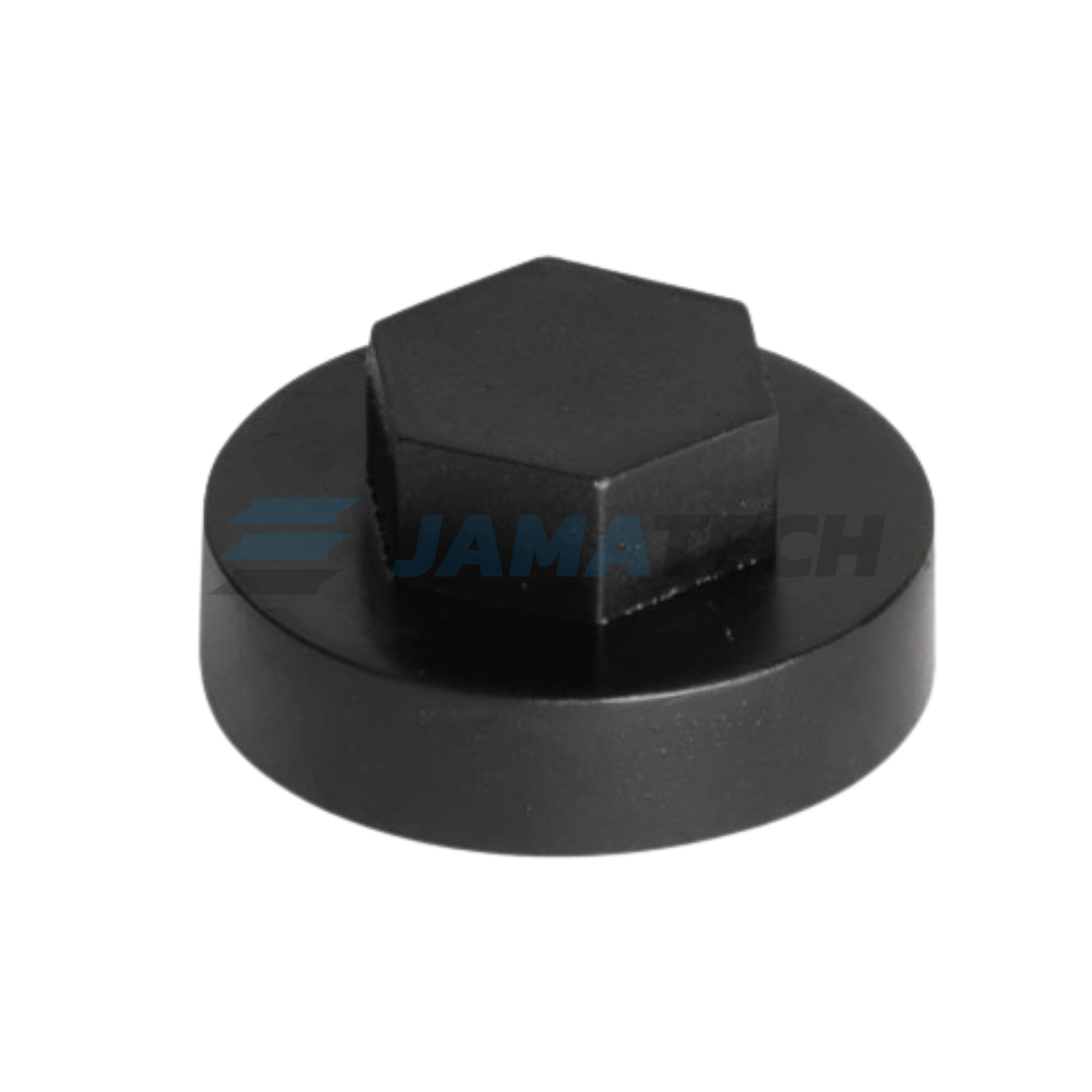 Krytka pro 6H M 6 OK10 d19 černá s límcem