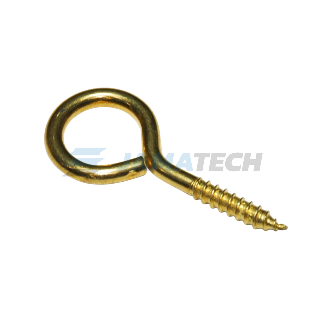 Oko s vrutem 35x16x4,4 mm mosaz