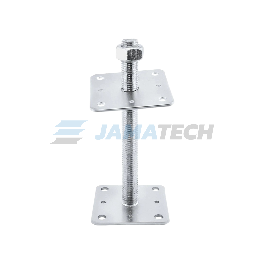 Patka pilíře 80x 80 s volnou deskou 80x80, tyč 16x200mm