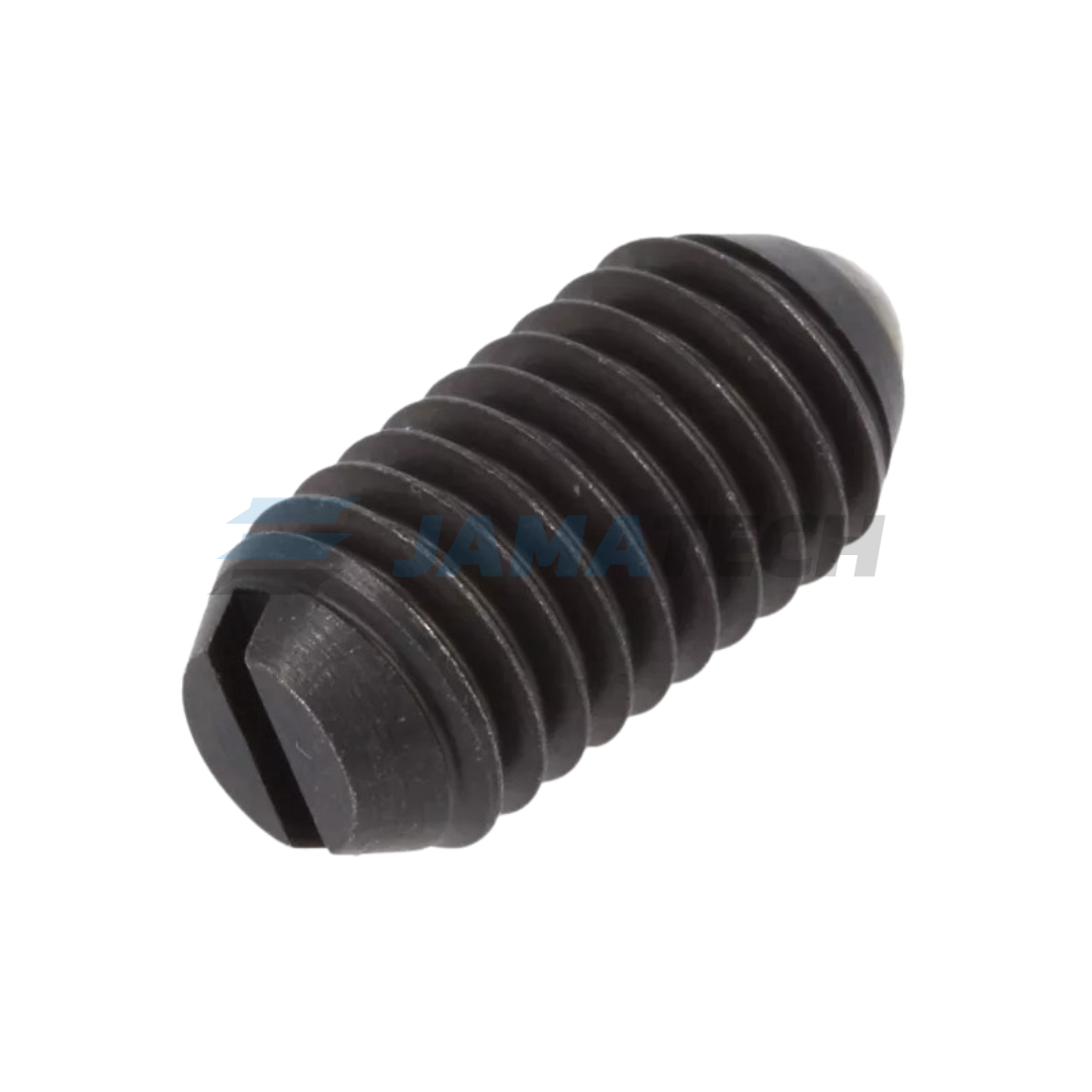 Pojistné tlačítko M4x 9 drážka s kuličkou