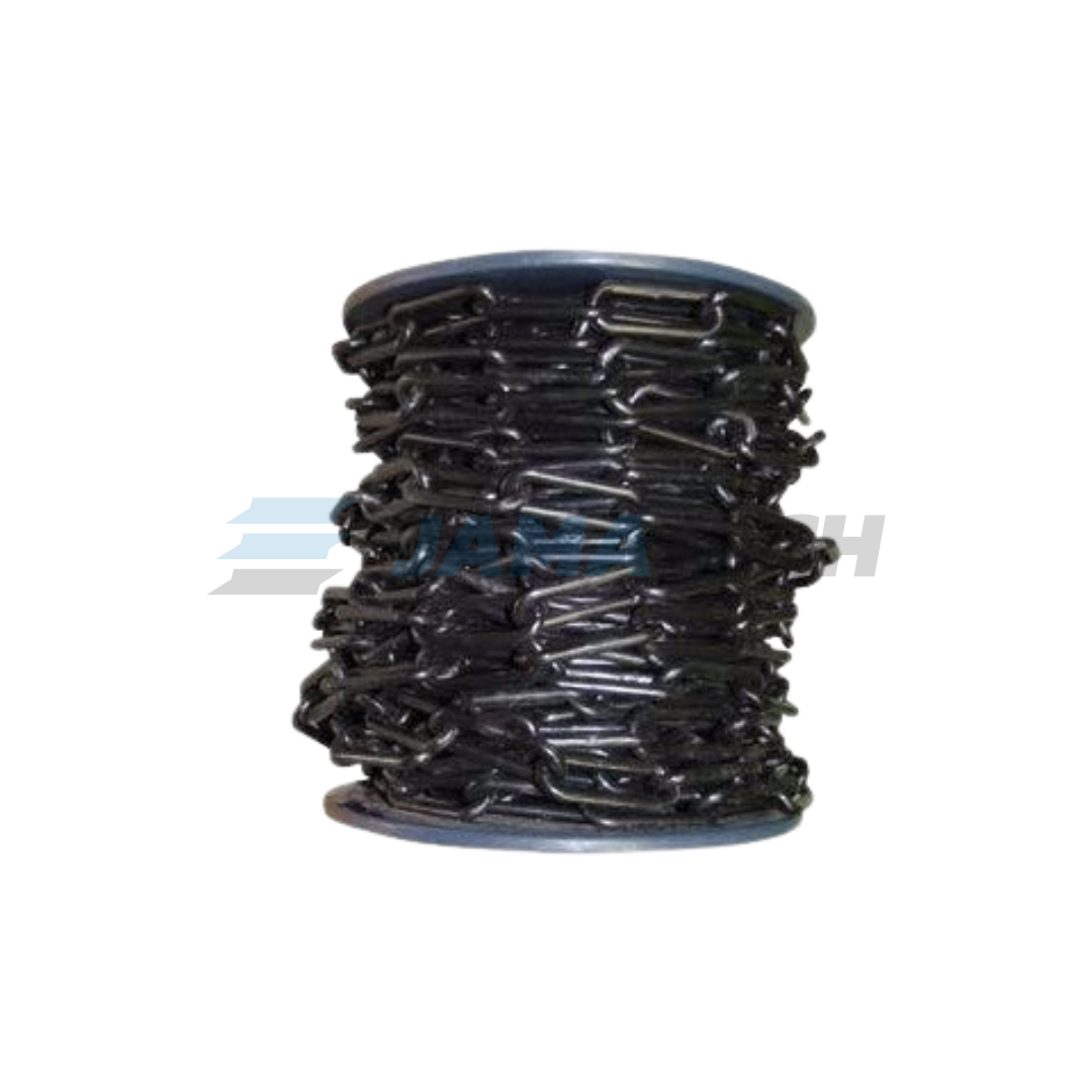 Řetěz plast 6mm černý svazek 30m